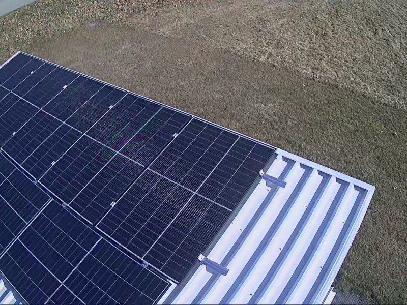 2025 - Zprovoznění fotovoltaické elektrárny